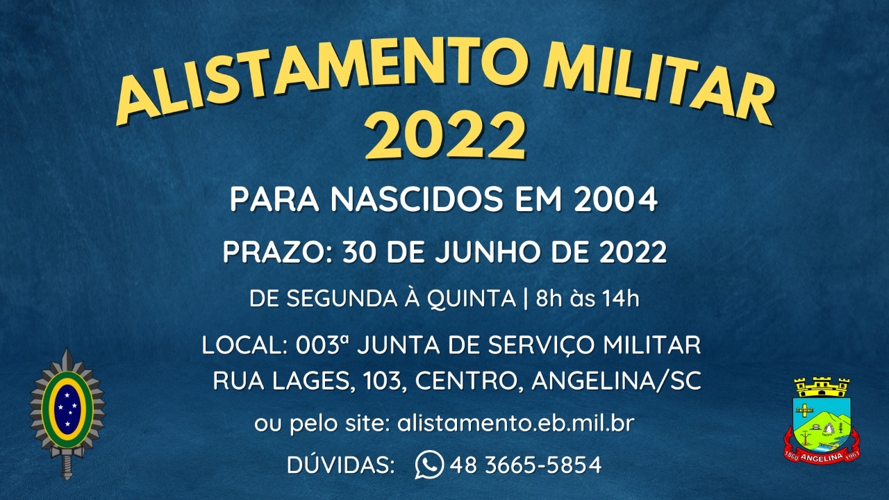 Alistamento Militar 2022
