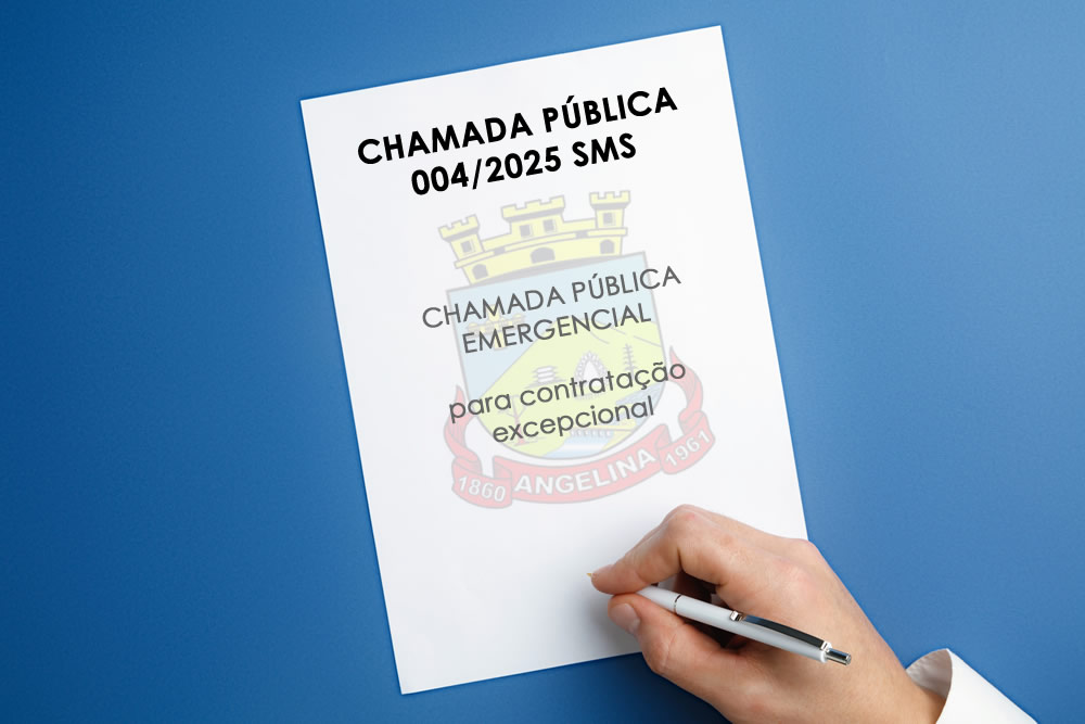 CHAMADA PÚBLICA EMERGENCIAL